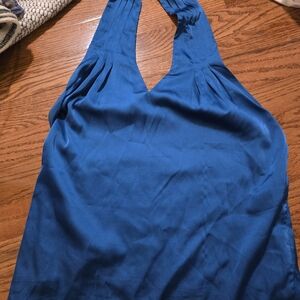 Superdown Vibrant Blue Halter Blouse
